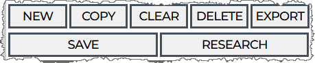 The new systems popup with NEW highlighted allowing a blank system withj a new name to be added