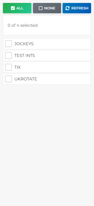 TIX shortlist picker