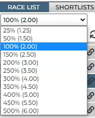 Percent Profit Target (1)